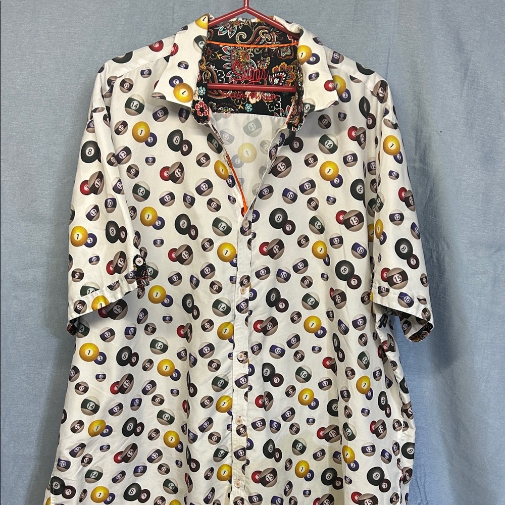 SUGAR Stylish Patterned billiard balls Men's Shirt